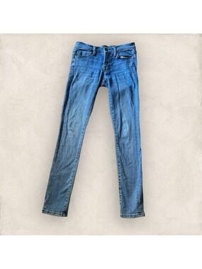 BDG Urban Outfitters Denim 25W Twig mid rise blue jean belt loops 6 pockets
